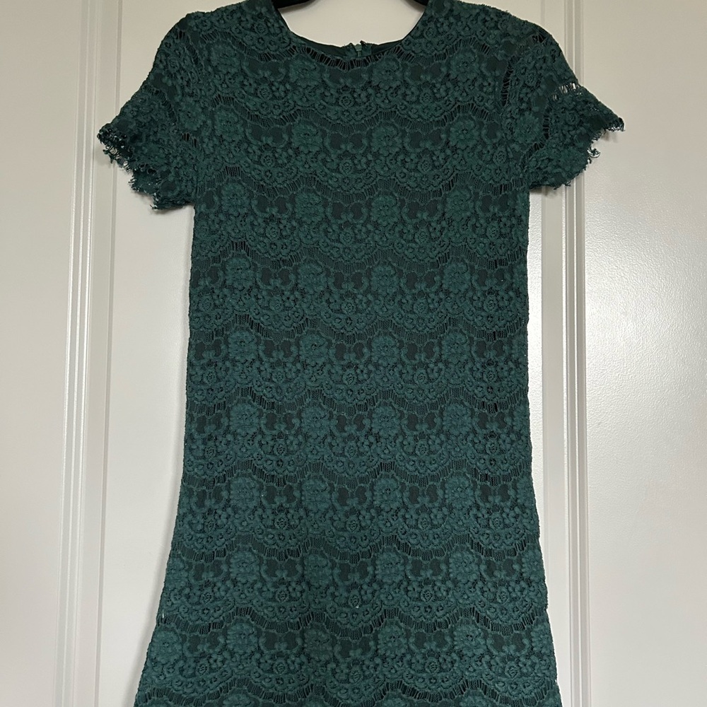 Lulus Green Lace Dress